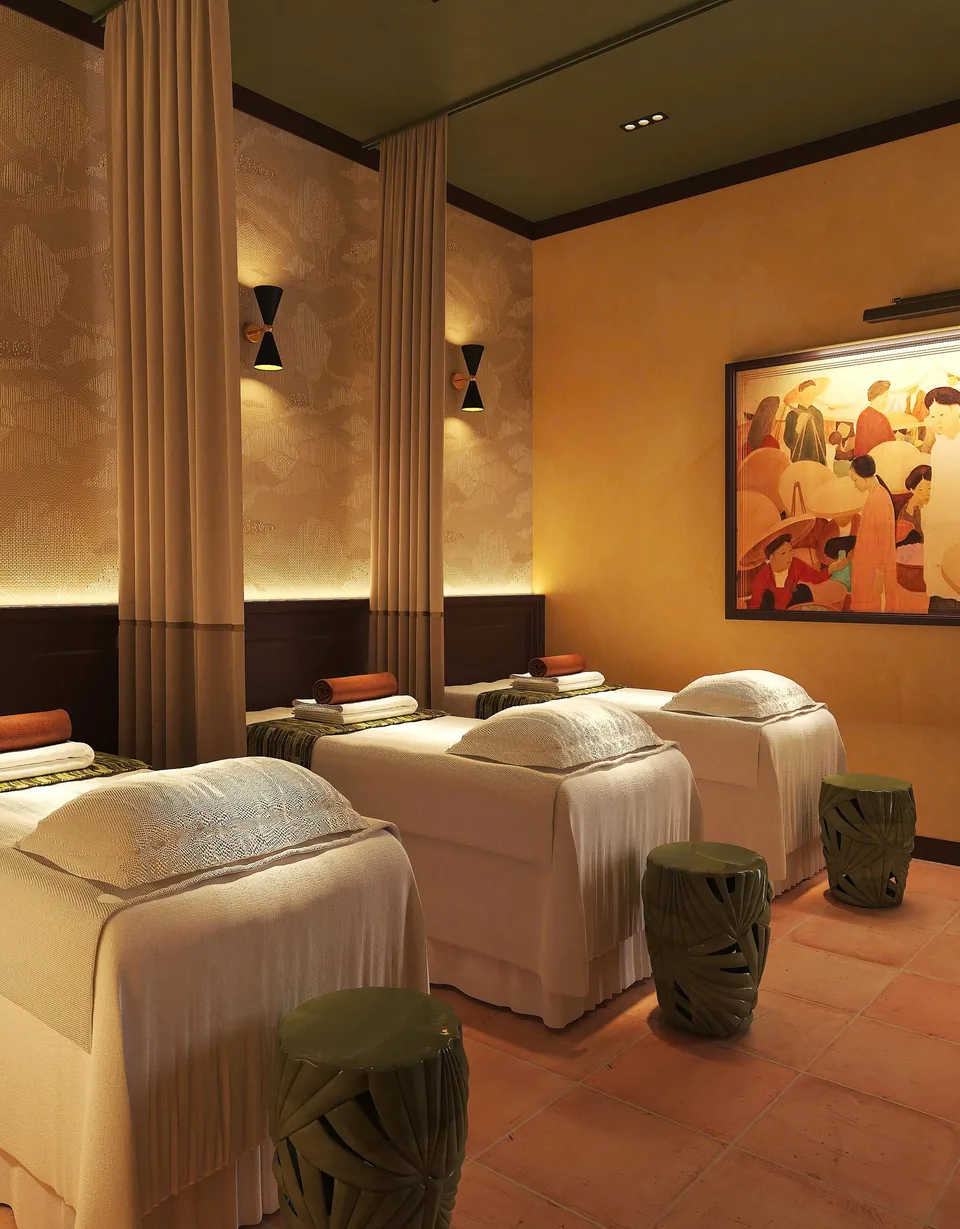 Upper floor — massage rooms